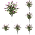 thumbnail image 2 of 6 Bundles Artificial Flowers for Outdoor/Indoor, UV Resistant No Fade Plants, Flowers for Garden, Porch, Window Box, Home, Farmhouse, Wedding & Hanging Planter Decor (6 Colors), 2 of 9