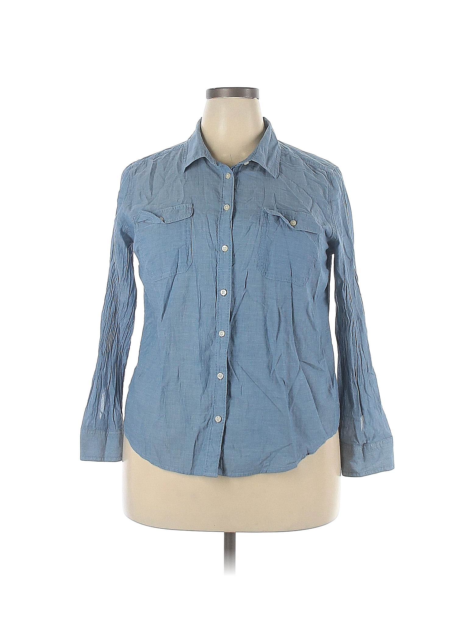 Long Sleeve Button-Down Shirt 