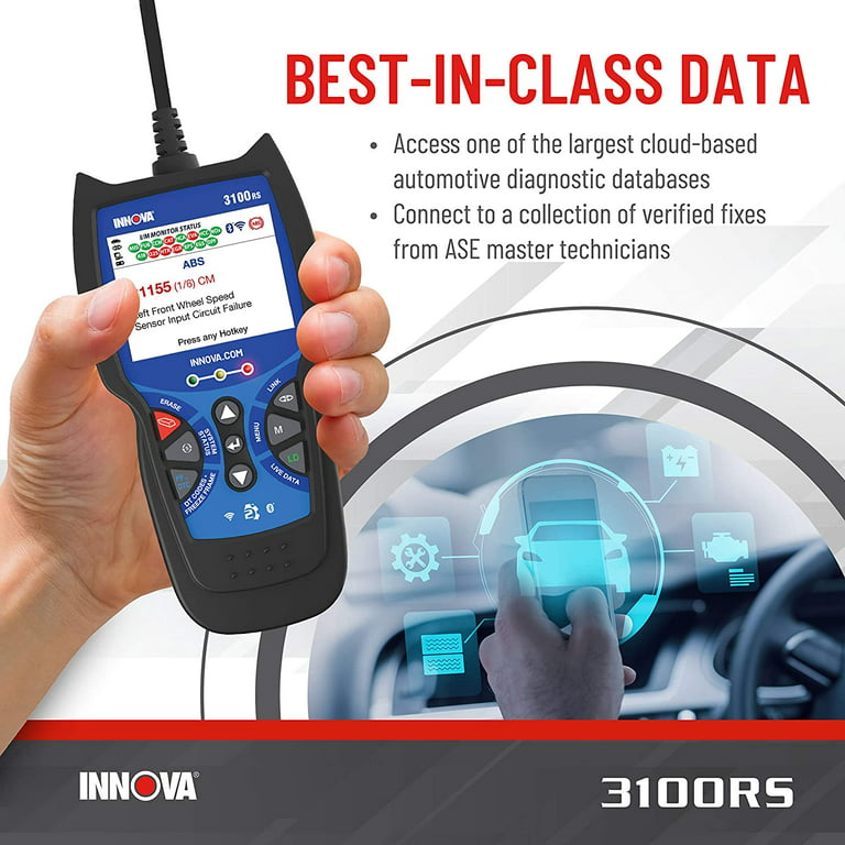 INNOVA 3100RS FixAssist Bluetooth Code Reader Vehicle Diagnostic