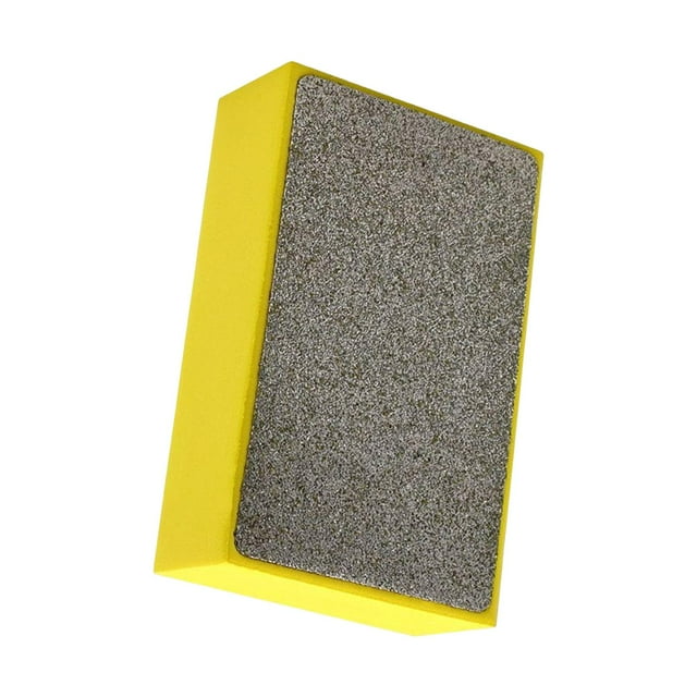 DOLITY Diamond Polishing Pad Foam Deburring Diamond Sanding Pads for Marble Slate Tiles yellow