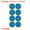 Blue, variant on Color Sticker Round Label 50mm for Office Marker White Pack of 120