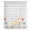 Multicolor, variant on Botanical Wildflowers Semi Sheer Curtains Drapes for Living Room,Bedroom,French Doors Window 63 Inches Long,Spring Farmhouse Floral Grey Plaid Rod Pocket Chiffon Curtain Drapery Voile Draperies Panel