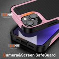 thumbnail image 3 of Funda para iPhone 14 Plus, doble capa de protección, a prueba de golpes, con protección para pantalla y cámara., 3 of 5