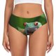 thumbnail image 1 of Fotbe Red-Eyed Tree Frog Calzones Estampados para Mujer – Ropa Interior de Algodón, Cómoda, Suave y Elástica-Large, 1 of 6