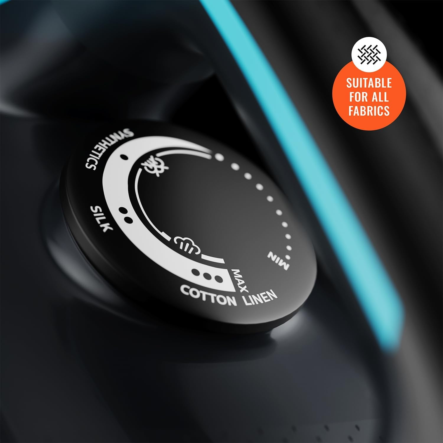 SteamBurst+ 1750W Steam Iron with Ceramic Soleplate for All Fabrics