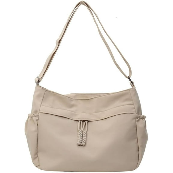 Trendy Canvas Crossbody Bags For Women Crescent Bag for Daily Use Travel Womens Sling Purse Large Tote Handbag College