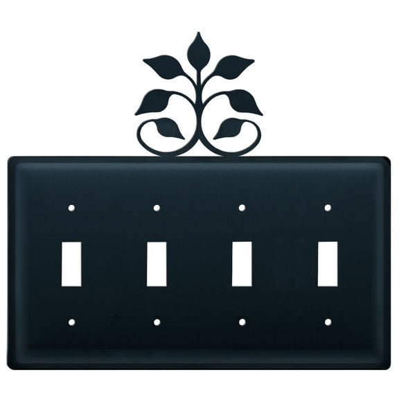 Leaf Fan - Quadruple Switch Cover