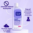 Clean & Clear Night Relaxing OilFree Night Face Wash, 8 fl. oz