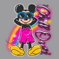 thumbnail image 2 of Boy's Mickey & Friends Mickey Mouse Chill Out Airbrushed  Pull Over Hoodie Athletic Heather X Large, 2 of 4