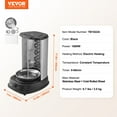 thumbnail image 3 of VEVOR Shawarma Grill Machine, Vertical Chicken Shawarma Cooker Machine Countertop, Electric Stainless Steel Broiler Gyro Rotisserie Oven Doner Kebab Machine, for Home Restaurant Kitchen Parties, 3 of 9