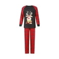thumbnail image 2 of Meihuid Matching Family Pajamas Sets Christmas PJ's Holiday Christmas Deer Printed Sleepwear with Plaid Pants, 2 of 10