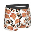 thumbnail image 3 of Kll Sushi Roll Men'S Cotton Boxer Briefs Underwear-Large, 3 of 9