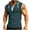 Green, variant on fatyb Men's Hooded Tank Tops Sleeveless Button down Tops Casual Drawstring Lightweight Hoodies for Men