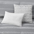 thumbnail image 2 of Gracie Mills Robert 5-Piece Striped Clipped Jacquard Comforter Set - GRACE-15273, 2 of 4