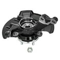 thumbnail image 2 of Detroit Axle - Front Steering Knuckle for 2007-2012 Hyundai Elantra, Passenger Side Knuckle with Wheel Bearing Hub Assembly 2008 2009 2010 2011 Replacement, 2 of 8