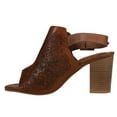 thumbnail image 3 of Roper Womens Women`s  Floral Tooled Heel 7 M US Tan, 3 of 7