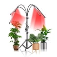 thumbnail image 3 of Lámpara de crecimiento de plantas Luz de crecimiento con soporte Lámparas de cultivo de plantas para plantas de interior Soporte de trípode Modo ajustable de 4 espectros con temporización 3/6/12 H Abanopi Lámpara de crecimiento de plantas, 3 of 6