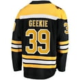 thumbnail image 3 of Men's Fanatics Morgan Geekie Black Boston Bruins Home Breakaway Jersey, 3 of 3