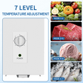 thumbnail image 3 of BANGSON 7.0 Cu.Ft Chest Freezer, Deep Freezer with Adjustable Thermostat, Top Open Door Freezer with Removable Basket, Quiet Operation, Ideal for Kitchen/Apartment/Office, 3 of 8