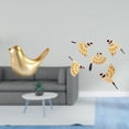 thumbnail image 2 of Figura De Pájaro Dorado, Estatua De Animal, Decoración Moderna Para El Hogar, Adorno De Pájaro, Escultura De Madera, Arte De Pared Colgante, Coleccionable, Decorativo, Artesanía De Oficina,, 2 of 8