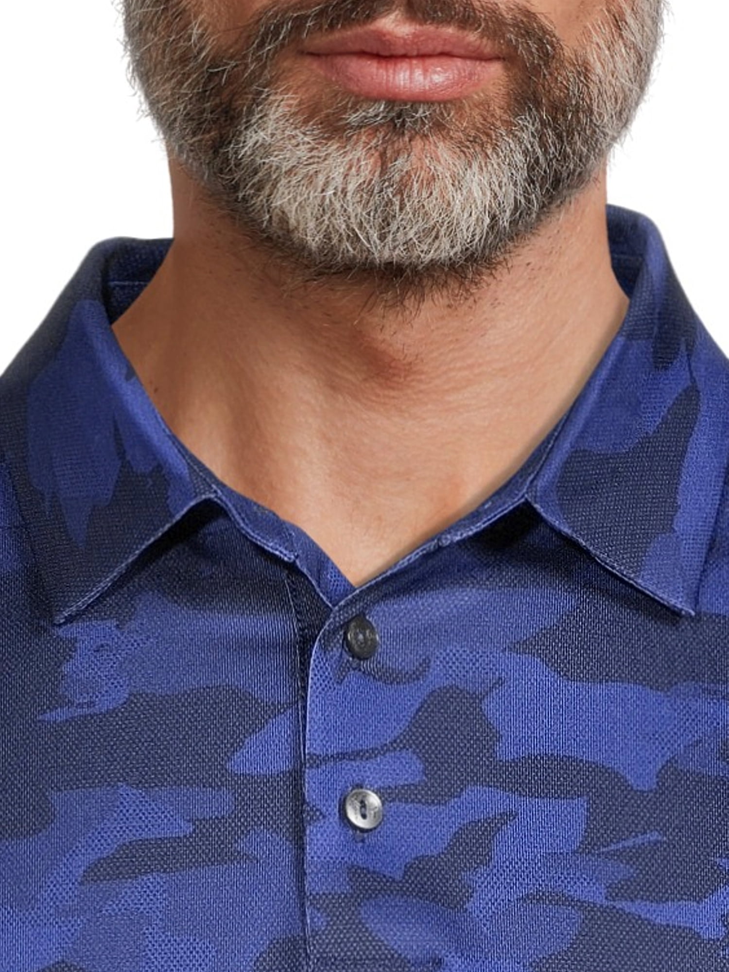 Ben Hogan Men's and Big Men's Camouflage Golf Polo Shirt with Short Sleeves, Sizes S-5XL