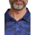 thumbnail image 2 of Ben Hogan Men's and Big Men's Camouflage Golf Polo Shirt with Short Sleeves, Sizes S-5XL, 2 of 6