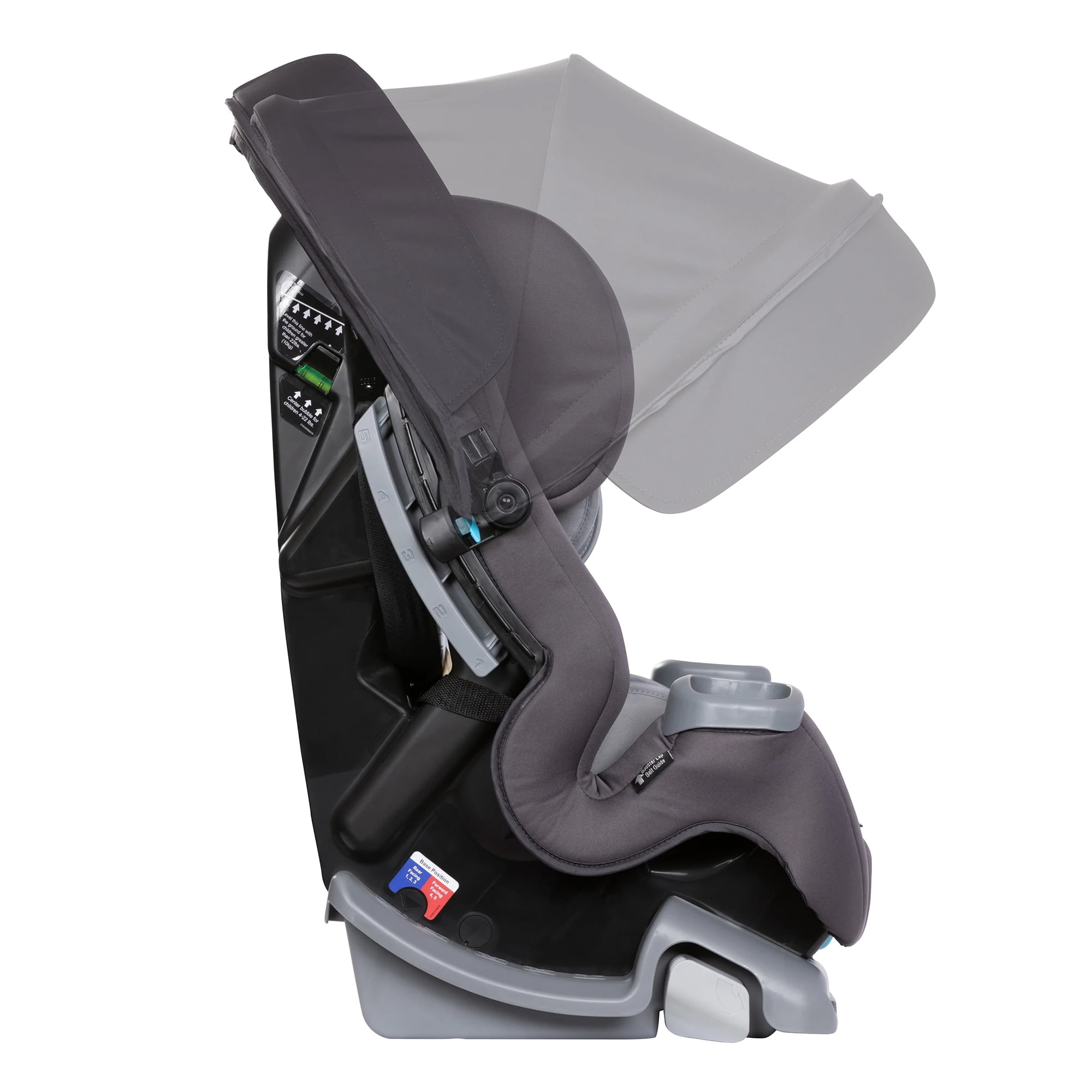 Baby Trend 4-in-1 Infant and Toddler Car Seat, Cover Me, Stormy, Convertible