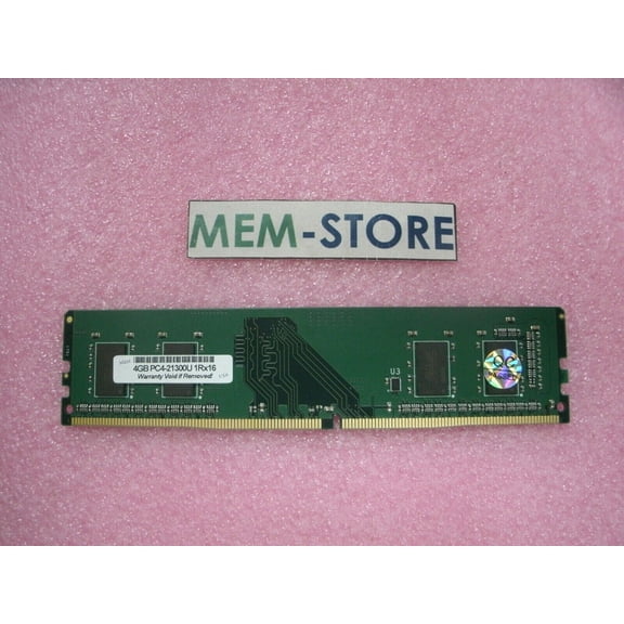 4GB DDR4 2666MHz 1Rx16 UDIMM Kingston KVR26N19S6/4 Equivalent Desktop RAM Memory (3rd Party)