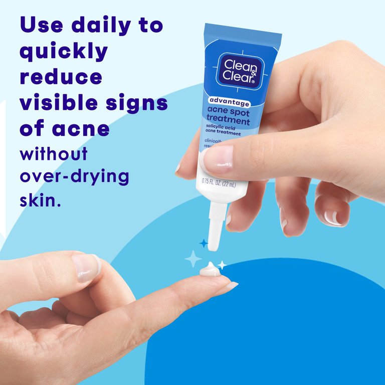 CLEAN & CLEAR ADVANTAGE Acne Spot Treatment, 2% Salicylic Acid