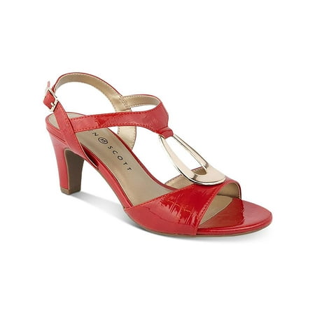 

Karen Scott Womens Danee Patent Open Toe Heels