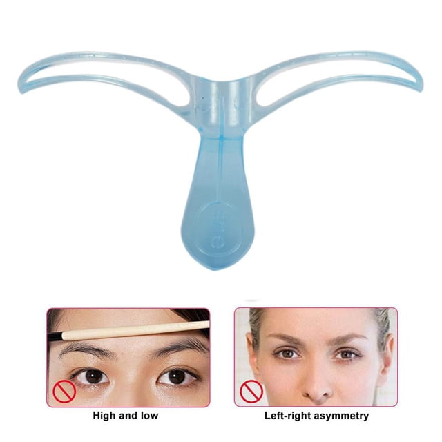 Plantilla Plástica de Ceja Uso para Recortar de Cejas, Herramientas shamjiam Plantilla de ceja