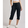 thumbnail image 4 of Real Essentials 3 Pack: Women's Capri Open Bottom Sweatpants - Casual Lounge Athletic Workout Yoga Pants with Pockets (Plus), 4 of 8