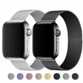 thumbnail image 3 of Correa para Apple Watch Series 6 / SE 38 mm 40 mm Mujer, correa de reloj de malla tejida de acero inoxidable Correa femenina Reemplazo de correa para iWatch SE Series 6 5 4 3 2 1 38 mm 40 mm - Verde hierba, 38 mm/40 mm Sailing Electrónica, 3 of 3