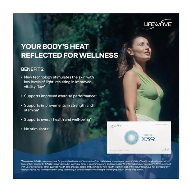 Lifewave Patch X39 - Supports Improvements of Strength and Stamina