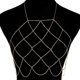 thumbnail image 2 of Women's Halterneck Mesh Body Chain Bikini Bra Necklaces Stomachers, 2 of 5