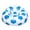 Blue, variant on Rirozkan Inflatable Sofa, Portable Blow Up Couch with Built-in Pump, Soccer Design Air Chair for Game Night Indoor Outdoor Use