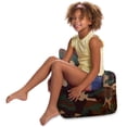 thumbnail image 5 of Posh Creations Structured Comfy Bean Bag Chair, Pasadena Chair, Nylon - Camo Green, 5 of 5