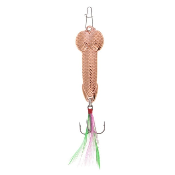 1 unidad de señuelo de pesca artificial tipo cuchara, práctico y duradero, de 41 mm.
