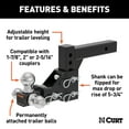 thumbnail image 2 of CURT Adjustable Tri-Ball Mount, 2 of 5
