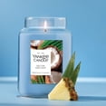 thumbnail image 2 of Yankee Candle Salted Coconut Original Large Jar Scented Candles, 22 oz, 2 of 6