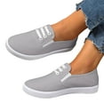 thumbnail image 4 of uvwlwu Casual Shoes for Women Fabric Shoes Canvas Trainers Fabric Trainers Shoes Walking Shoes Summer Boat Shoes Low Shoes Loafer On Flat Shoes Wide Feet, 4 of 7