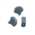 thumbnail image 2 of John Bead 50 Grams Czech Chalk Blue Luster Glass Ginkgo Leaf Beads | 03000-14464, 2 of 3