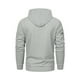 thumbnail image 5 of pstuiky camisa de manga larga para hombre, Blusa/camisa informal y moderna con capucha y cremallera de color liso para hombre Tops de hombre m, 5 of 9