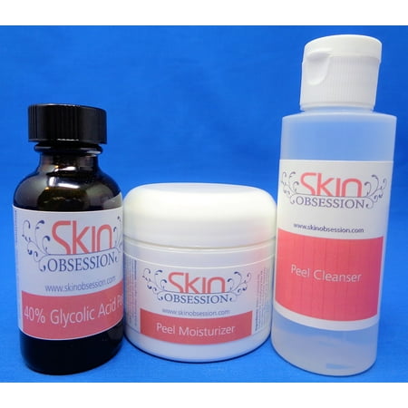 skin glycolic acne scars obsession blackheads aging peel wrinkles prone sunburn reduce glow acid spots anti clear care dark kit