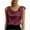 Summer Tops Wine, variant on Womens Satin Tank Tops with Strappy, Sleeveless Shirts for Women Summer Business Casual Lapel Cowl Neck Dressy Blouses Tanks