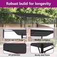 thumbnail image 5 of vidaXL Canopy Gazebo Party Canopy Camping Barbecue Shelter Fabric and Steel, 5 of 8