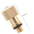 thumbnail image 2 of unbranded 3Ud Adaptador De Para En Cobre Color Dorado Compatible Con Bomba De Aire, 2 of 7