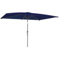 thumbnail image 1 of Outsunny Tilt Patio Umbrella, Garden Market Parasol with Crank, Navy Blue, 1 of 10