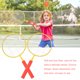 thumbnail image 5 of 1 juego de raquetas de bádminton para niños, herramienta de entrenamiento de bádminton para niños, raquetas interactivas para padres e hijos, color rojo sandía, 5 of 7