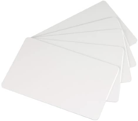 500 Silver PVC Cards HiCo Magnetic Stripe 3 Track CR80 